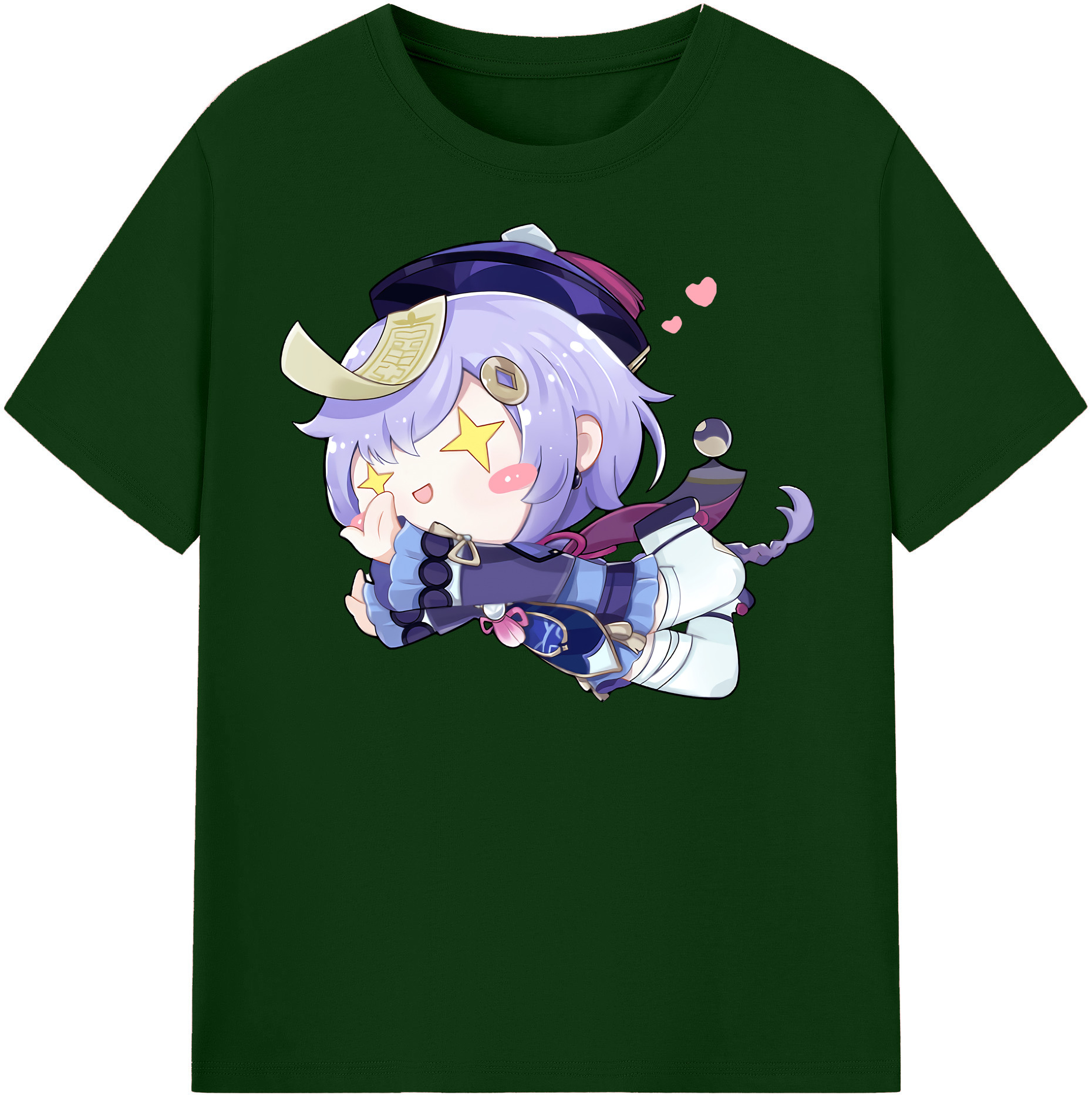 げんし神 七七 なな  genshin Nana 綿100％半袖Tシャツ（フロントプリント）
